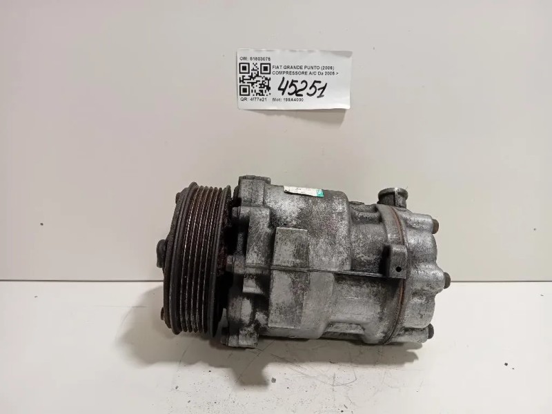 Compressore AC 51803075 Fiat Grande Punto 2006
