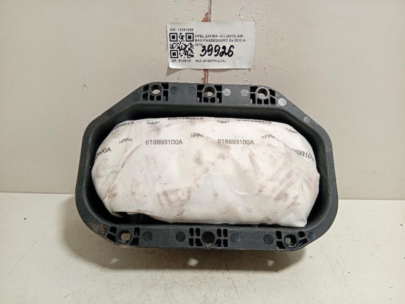 Air-bag Passeggero 13381058 Opel Zafira C 2012