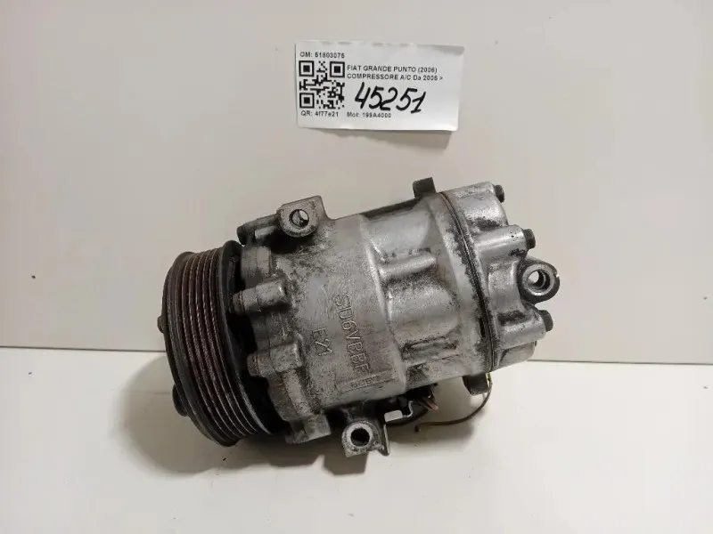 Compressore AC 51803075 Fiat Grande Punto 2006