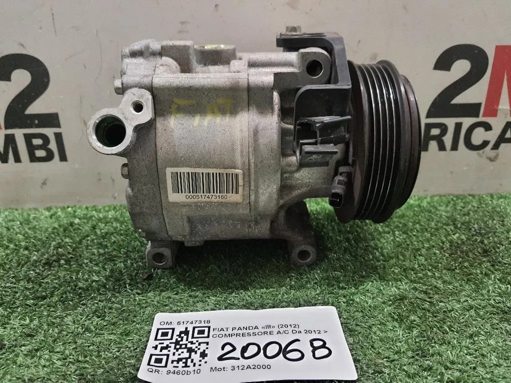 Compressore AC 51747318 Fiat Panda III 2012