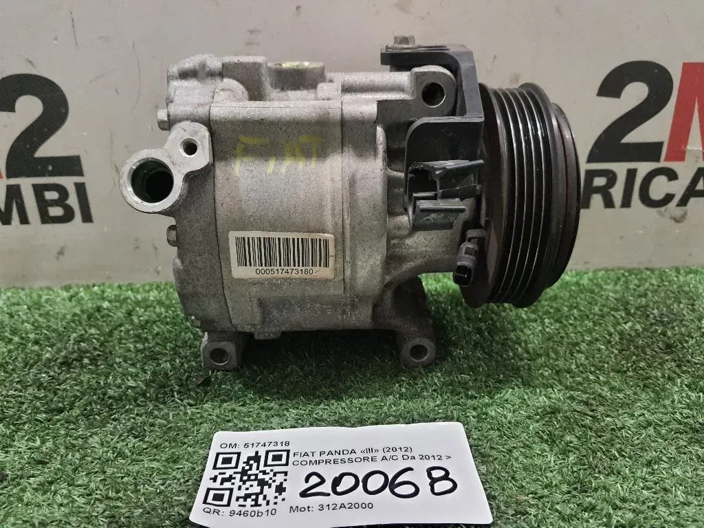 Compressore AC 51747318 Fiat Panda III 2012