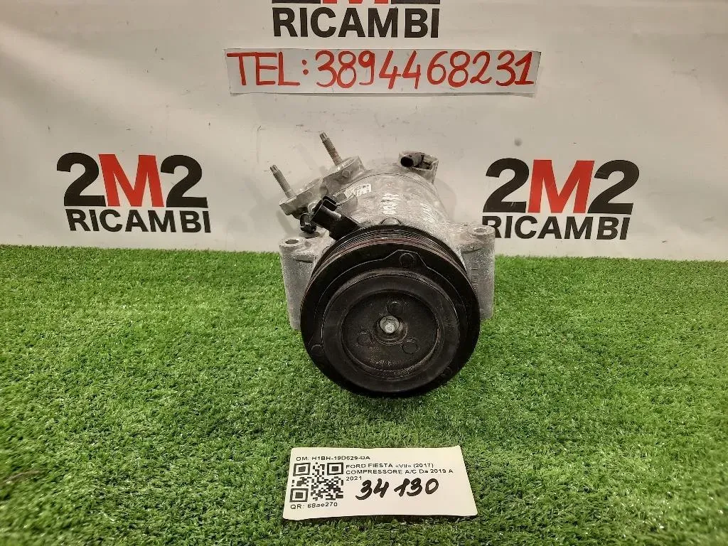 Compressore AC H1BH-19D629-DA Ford Fiesta VII 2017