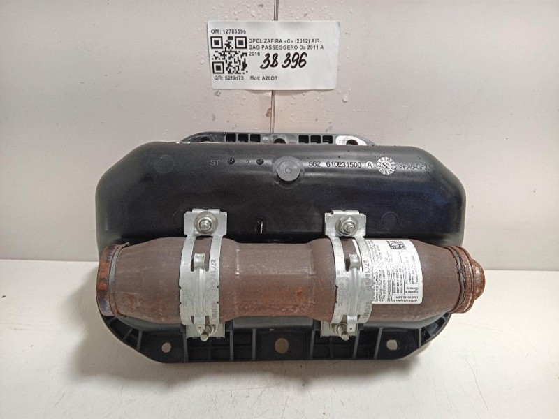 Air-bag Passeggero 12783595 Opel Zafira C 2012