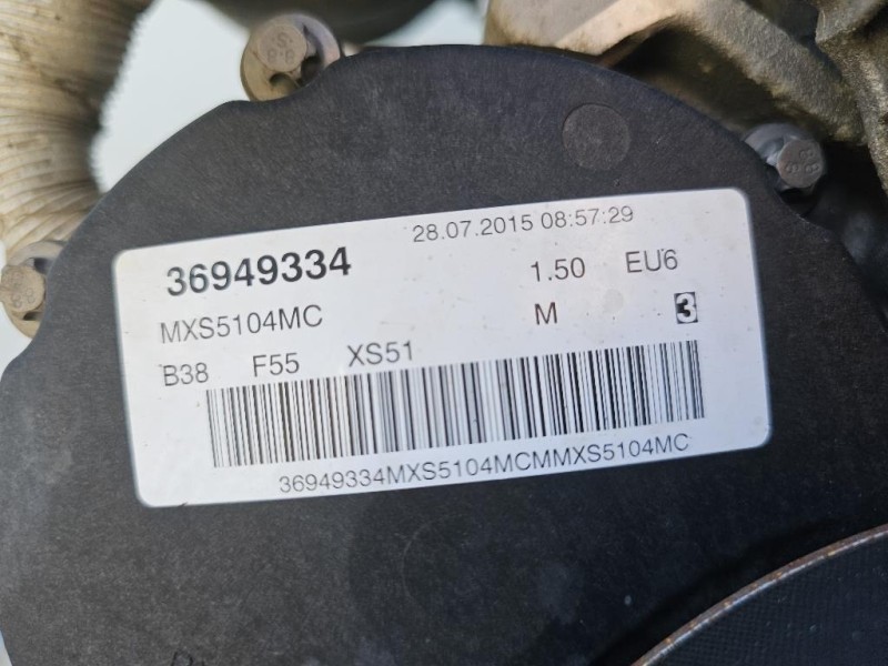 Motore Completo B38A15A 136 CV 100 KW Mini MINI Cooper F55 2014