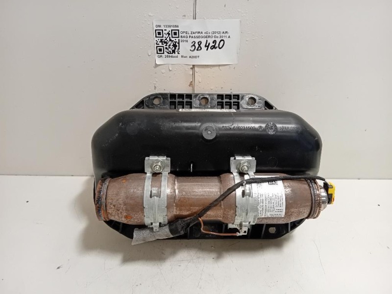 Air-bag Passeggero 13381058 Opel Zafira C 2012