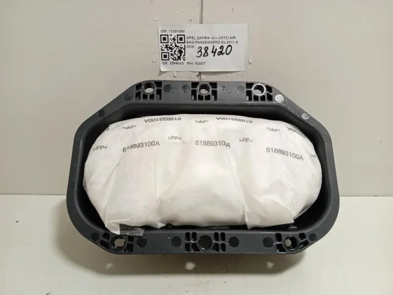 Air-bag Passeggero 13381058 Opel Zafira C 2012