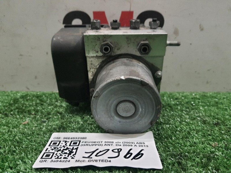ABS Gruppo ANT 9664532380 Peugeot 3008 I 2009