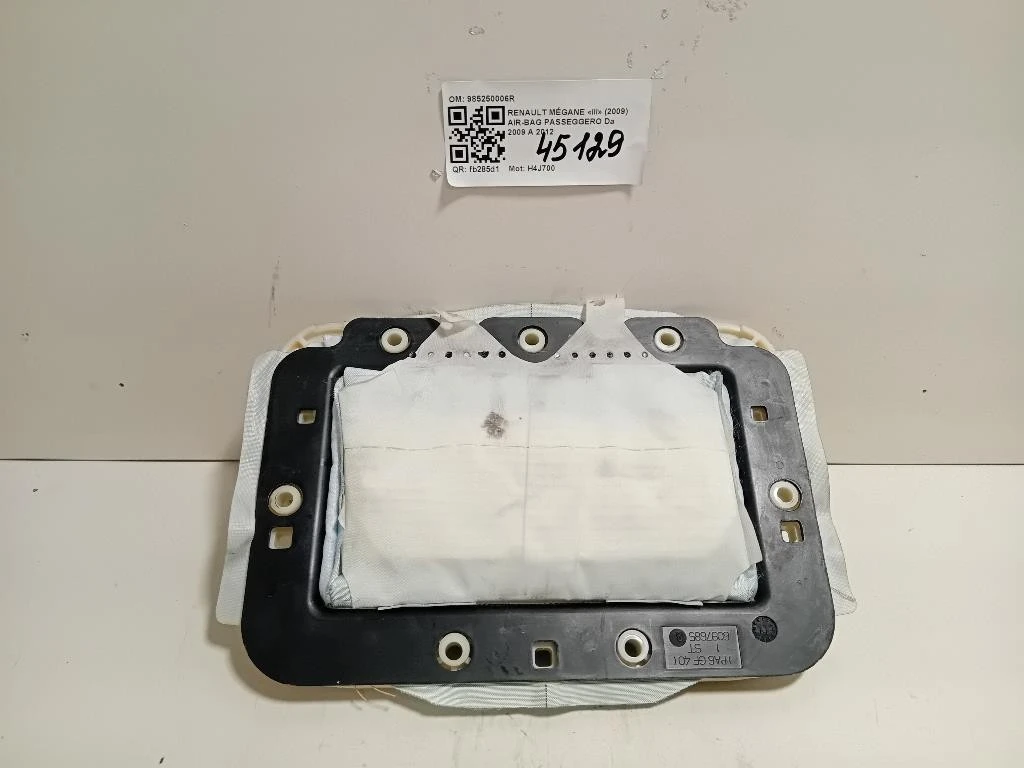 Air-bag Passeggero 985250006R Renault Mégane III 2009