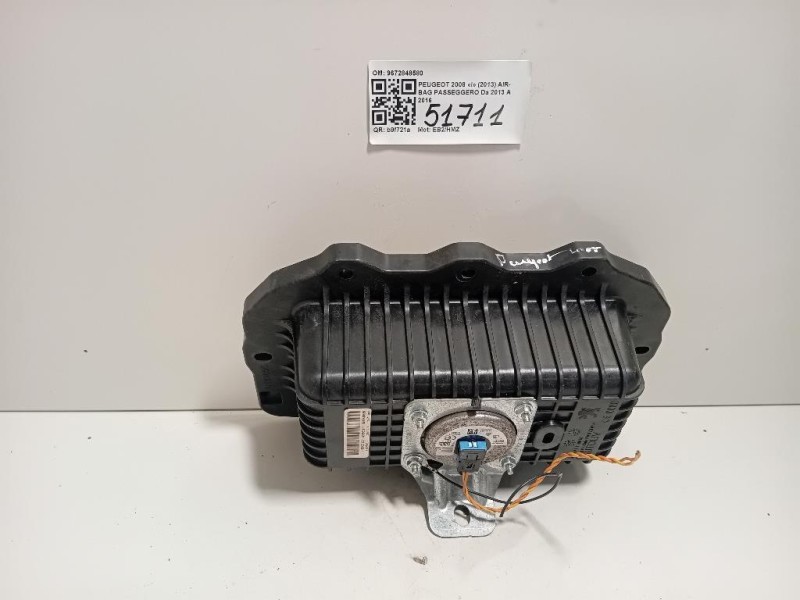 Air-bag Passeggero 9672848580 Peugeot 2008 I 2013