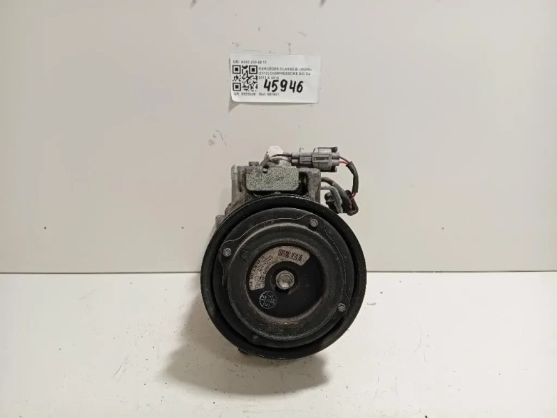 Compressore AC A0022302911 Mercedes Classe B W246 2012