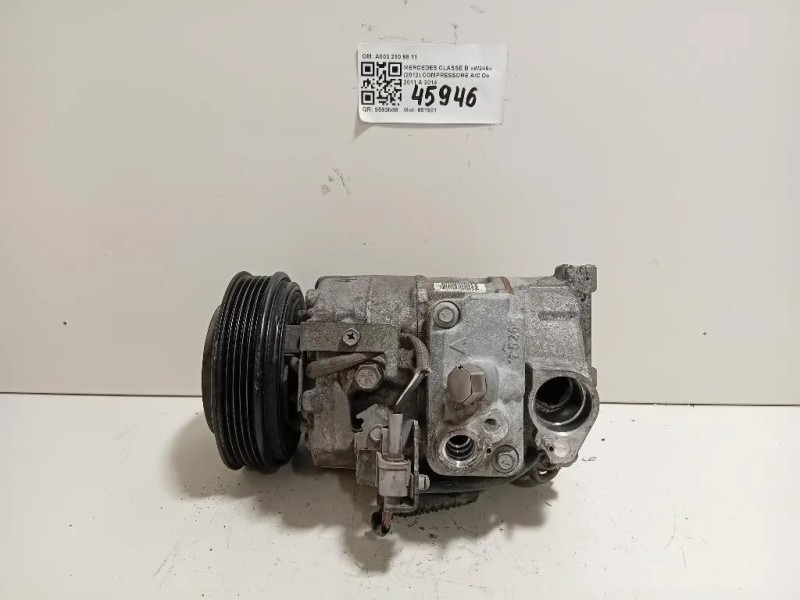 Compressore AC A0022302911 Mercedes Classe B W246 2012
