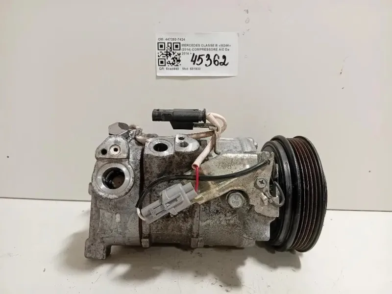 Compressore AC 447280-7424 Mercedes Classe B W246 2014