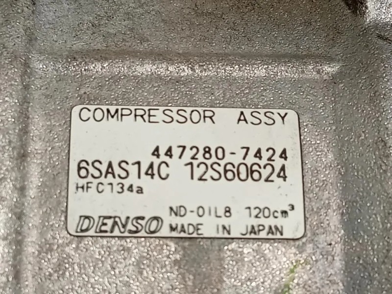 Compressore AC 447280-7424 Mercedes Classe B W246 2014