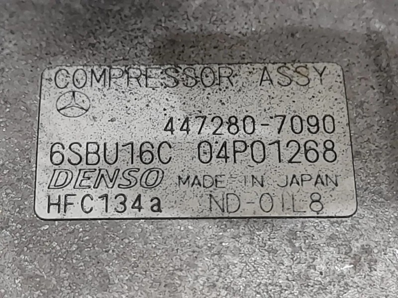 Compressore AC 447280-7090 Mercedes Classe C W204 2011