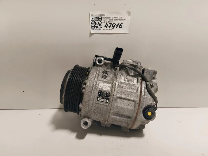 Compressore AC A0008303802 Mercedes Classe GLE W166 2015