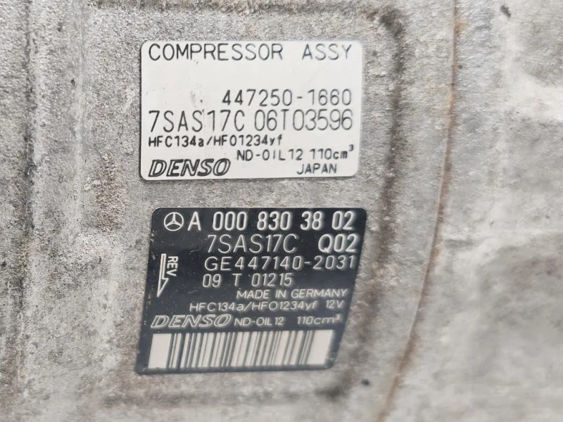 Compressore AC A0008303802 Mercedes Classe GLE W166 2015