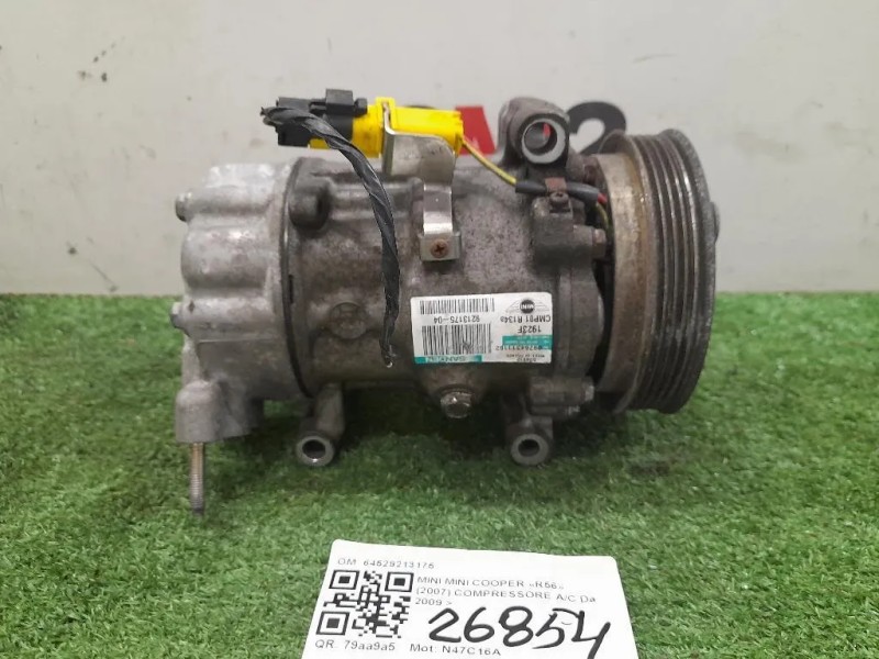 Compressore AC 64529213175 Mini MINI Cooper R56 2007
