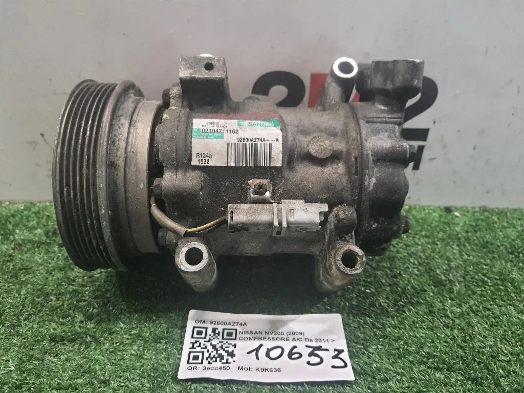 Compressore AC 92600AZ74A Nissan Nv200 2009