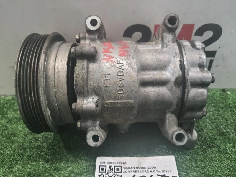 Compressore AC 92600AZ74A Nissan Nv200 2009