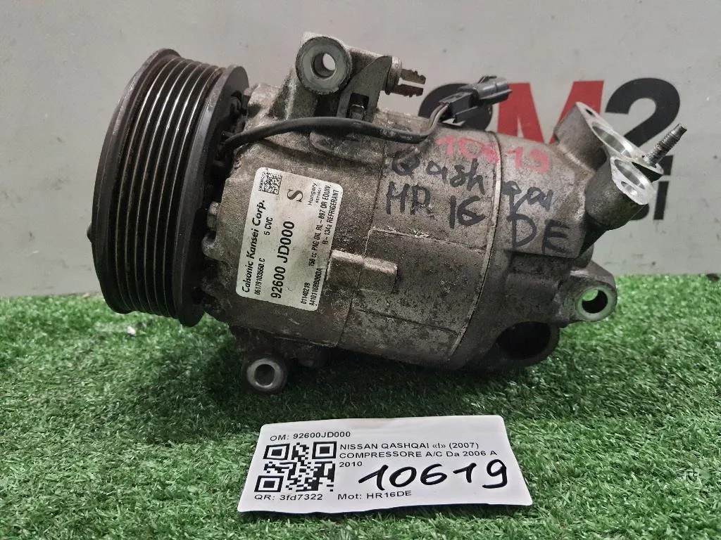 Compressore AC 92600JD000 Nissan Qashqai I 2007
