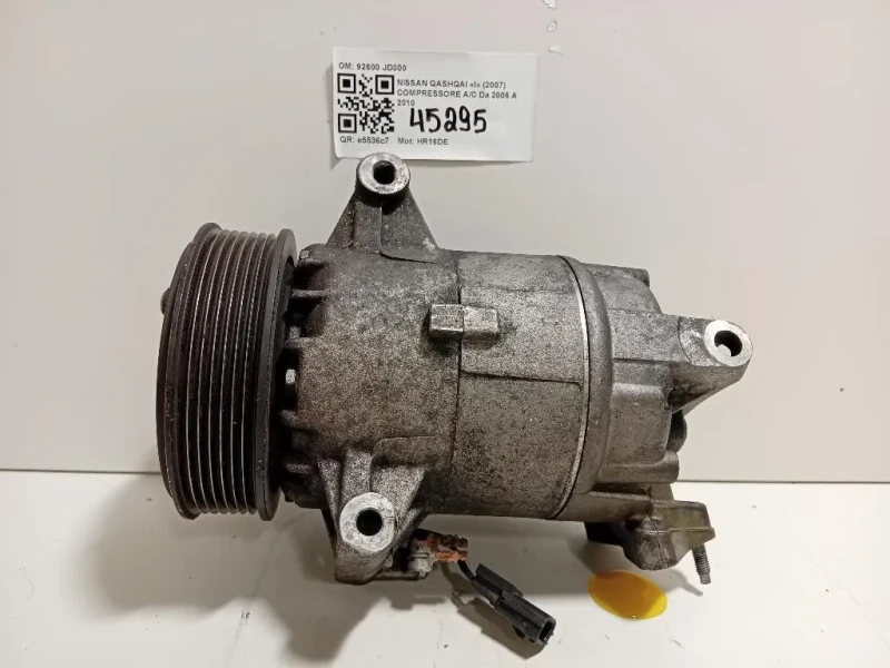 Compressore AC 92600 JD000 Nissan Qashqai I 2007