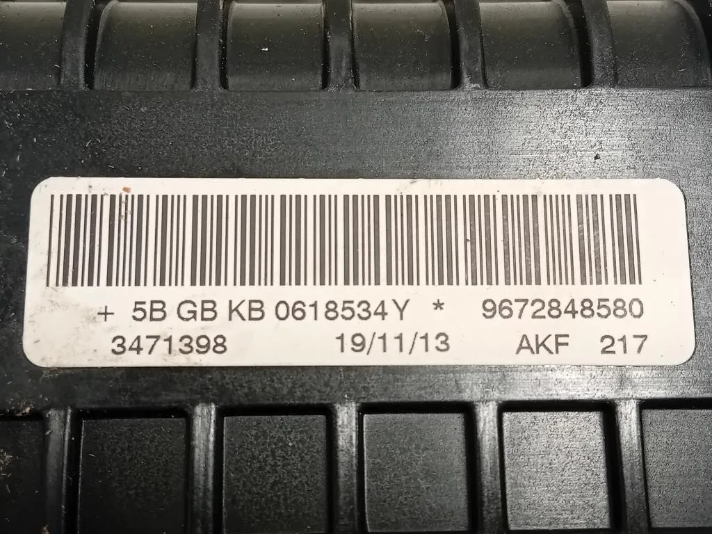 Air-bag Passeggero 9672848580 Peugeot 208 I 2012