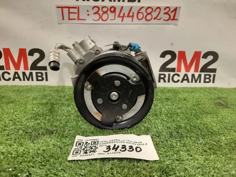 Compressore AC 13395693 Opel Astra J SW 2010