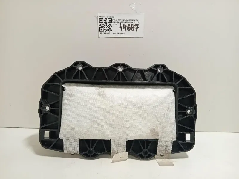 Air-bag Passeggero 9672848580 Peugeot 208 I 2012