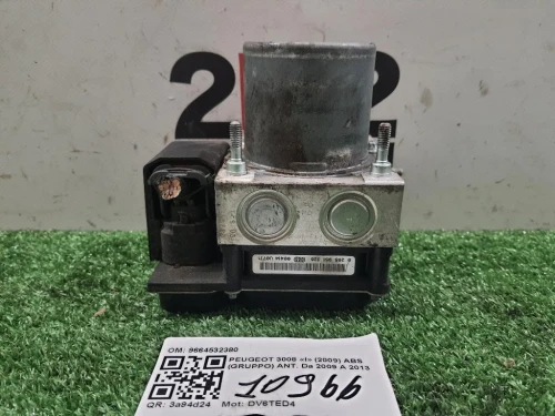 ABS Gruppo ANT 9664532380 Peugeot 3008 I 2009