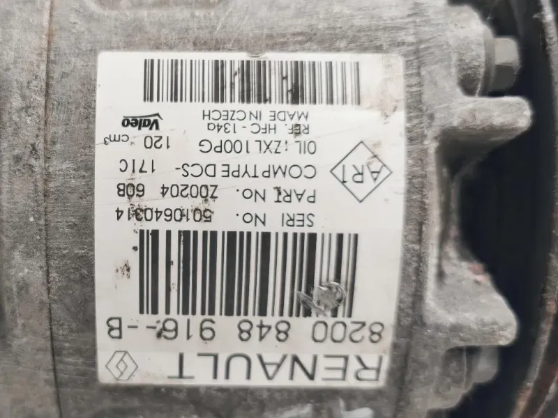 Compressore AC 8200 848 916-B Opel Vivaro B 2015