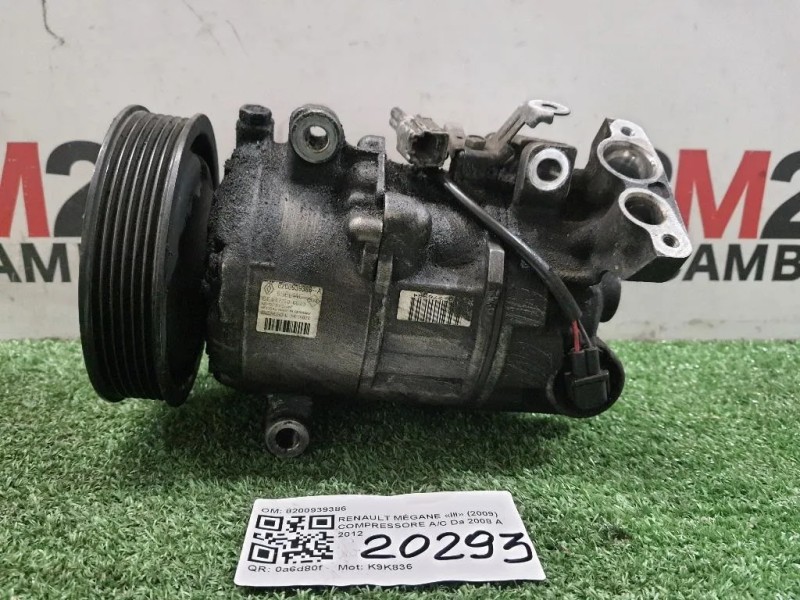 Compressore AC 8200939386 Renault Mégane III 2009