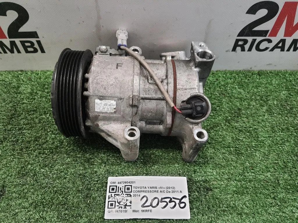 Compressore AC 4472604201 Toyota Yaris IV 2012