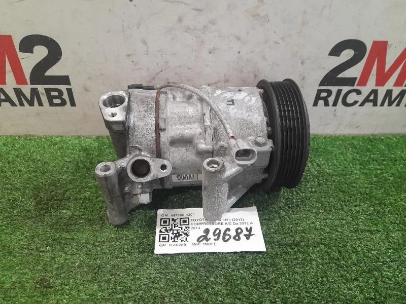 Compressore AC 447260-4201 Toyota Yaris IV 2012
