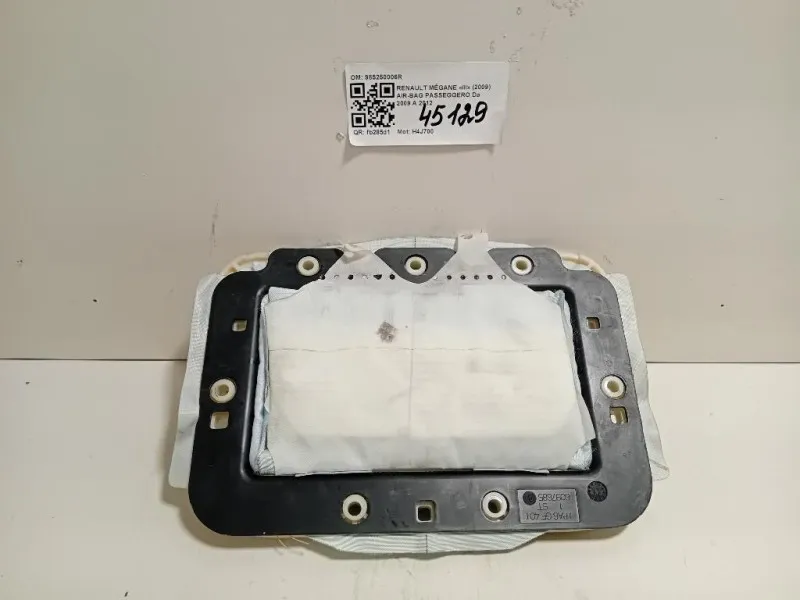 Air-bag Passeggero 985250006R Renault Mégane III 2009