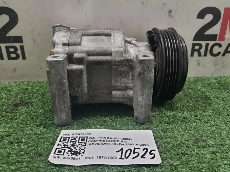 Compressore AC Revisionato 517473180 Fiat Panda II 2004