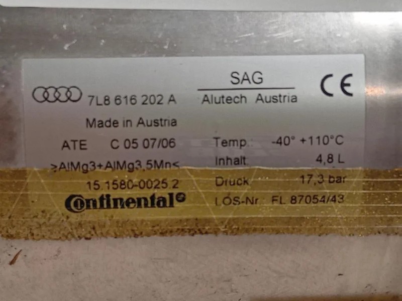 Compressore ARIA Riparazione Pneumatico 7L8 616 202 A ACCUMULATORE PRESSIONE Audi Q7 4LB 2006