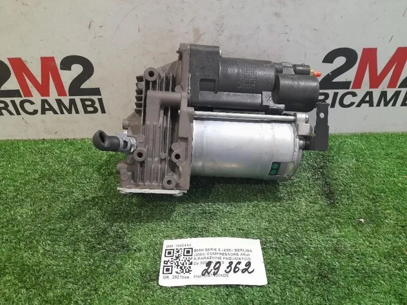 Compressore ARIA Riparazione Pneumatico 104341H Bmw Serie 5 E60 Berlina 2004