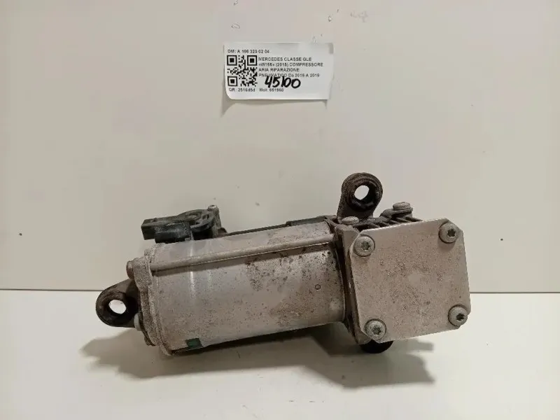 Compressore ARIA Riparazione Pneumatico A 166 320 02 04 Mercedes Classe GLE W166 2015