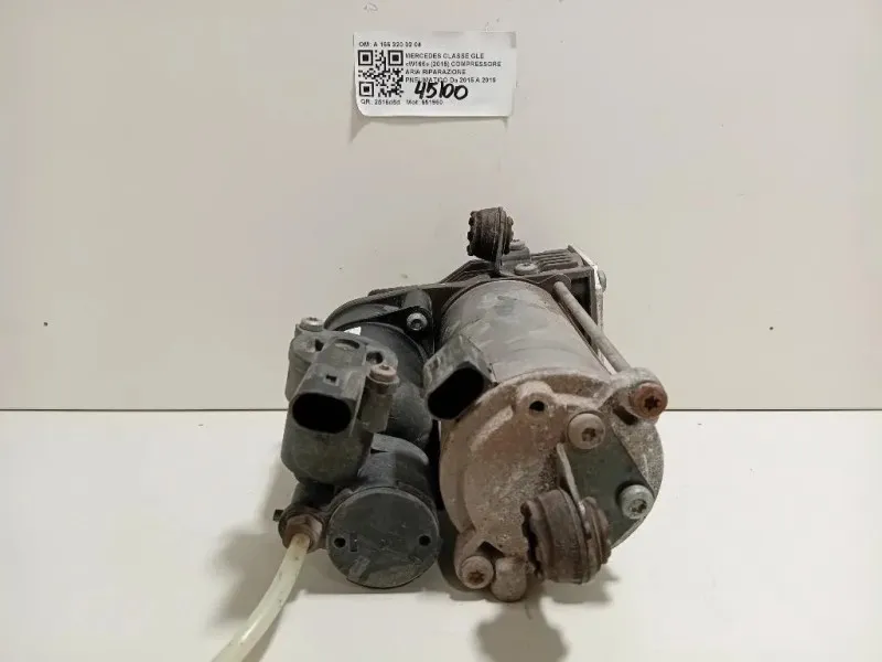 Compressore ARIA Riparazione Pneumatico A 166 320 02 04 Mercedes Classe GLE W166 2015