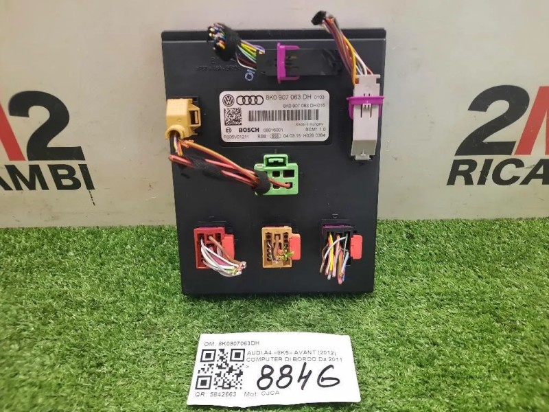 Computer DI Bordo 8K0907063DH Audi A4 8K5 Avant 2012