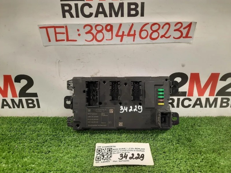 Computer DI Bordo 61359329700 Bmw Serie 1 F20 Berlina 2012