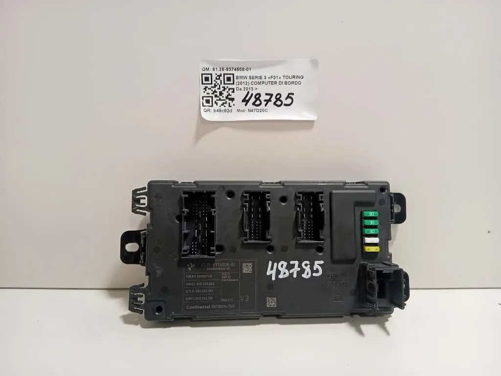 Computer DI Bordo 6135-9374508-01 Bmw Serie 3 F31 Touring 2012