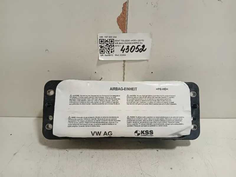 Air-bag Passeggero 1ST 880 204 Seat Toledo KG3 2013
