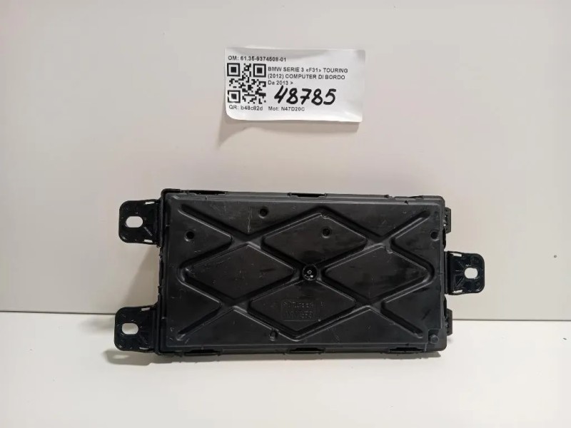 Computer DI Bordo 6135-9374508-01 Bmw Serie 3 F31 Touring 2012