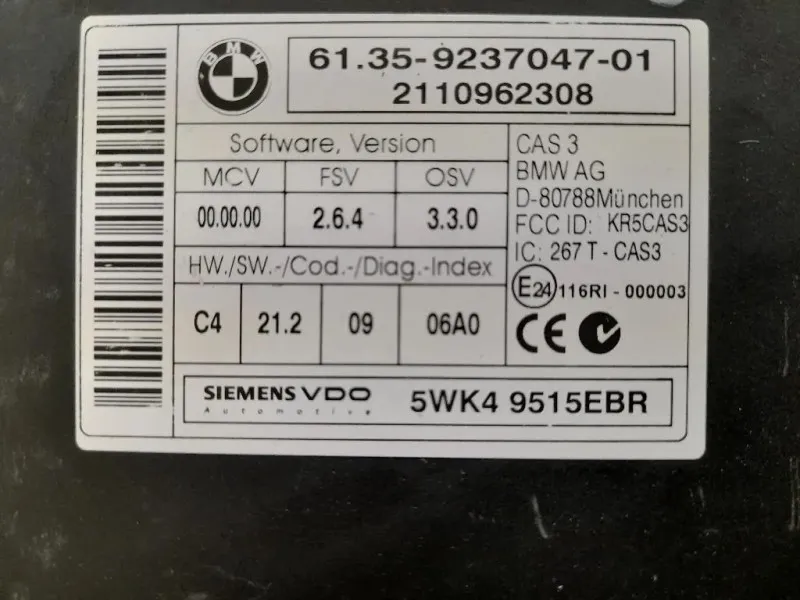 Computer DI Bordo 61359237047 Bmw X1 F48 2015