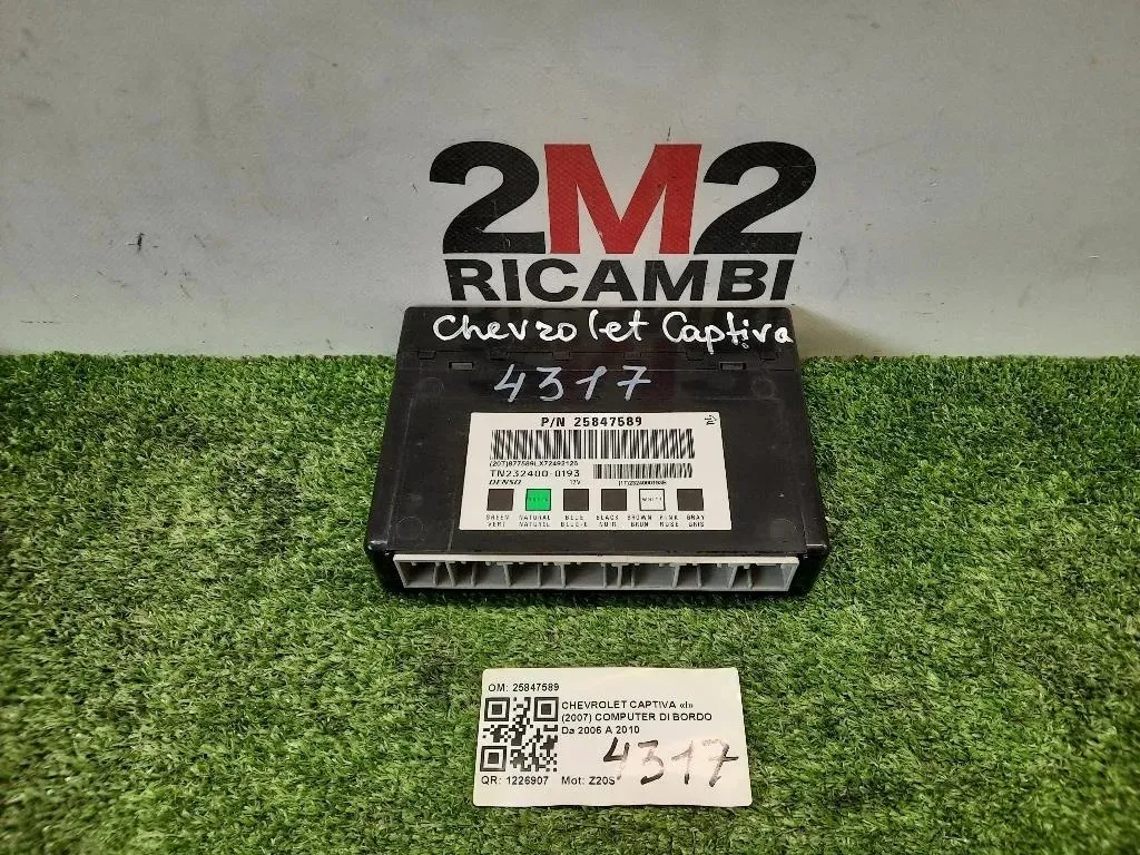 Computer DI Bordo 25847589 Chevrolet Captiva I 2007