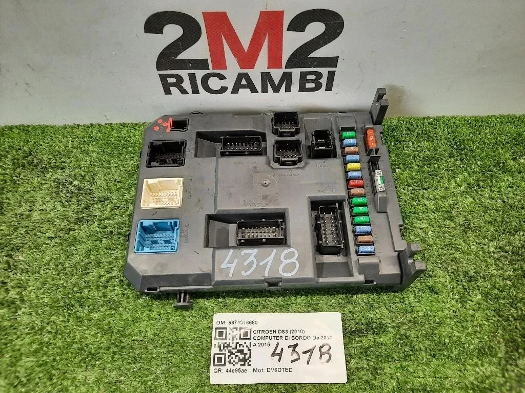 Computer DI Bordo 9674016680 Citroen DS3 2010
