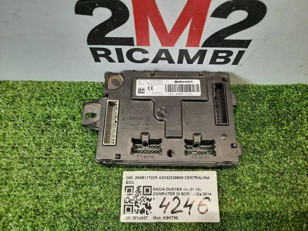Computer DI Bordo 284B11723R A2C92226606 CENTRALINA BODY Dacia Duster I 2014