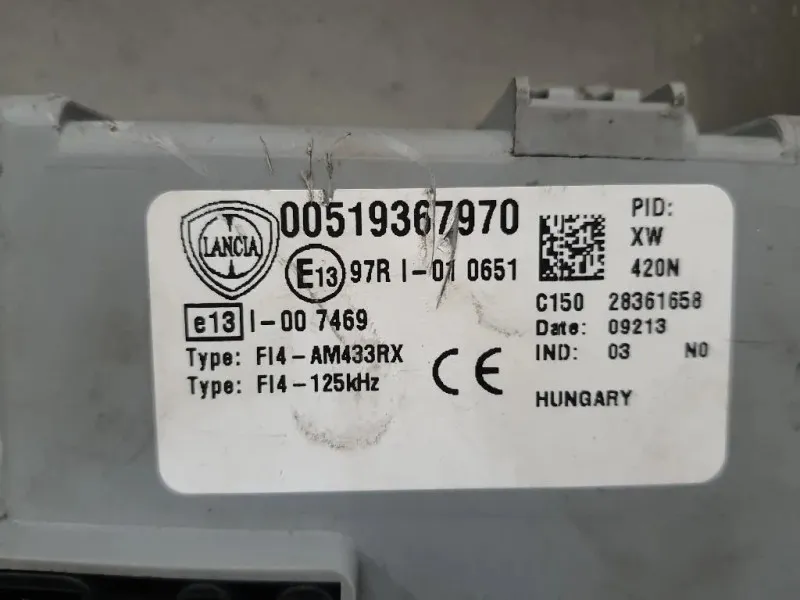 Computer DI Bordo 51936797 Lancia Ypsilon III 2011