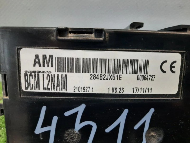 Computer DI Bordo 284B2JX51E Nissan Nv200 2009